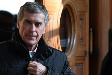 L'ancien ministre du Budget, Jérôme Cahuzac, le 21 février 2018, lors de son dernier jour du procès en appel au Palais de Justice de Paris