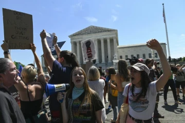 Devant la Cour suprême à Washington le 25 juin 2022