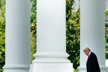 Le président Donald Trump à la Maison Blanche le 5 juillet 2018