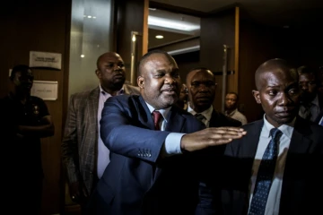 Le président de la Commission Electorale indépendante Corneille Nangaa, le 2 janvier 2019 à Kinshasa, en République Démocratique du Congo