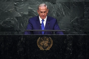 Le silence du Premier ministre israélien Benjamin Netanyahu à la tribune de l'ONU à New York, le 1er octobre 2015