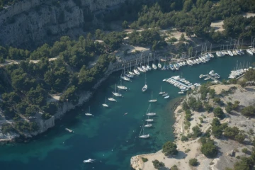 La calanque de Port-Miou à Cassis, le 30 juin 2015