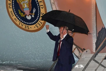 Le président américain Donald Trump à son arrivée à West Palm Beach, le 31 janvier 2020 en Floride