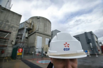 Un technicien EDF le 9 avril 2013 à la centrale nucléaire de Fessenheim 