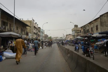 Une rue de Bamako, le 27 mai 2021 au Mali