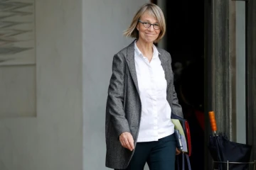 La ministre de la Culture Françoise Nyssen à Paris le 25 octobre 2017