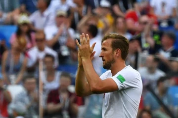 Le buteur anglais Harry Kane lors de son remplacement contre le Panama, le 24 juin 2018 à Nijni Novgorod 