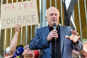 Daniel Cueff, le maire de Langouët, commune bretonne, qui a pris un arrêté anti-pesticide en mai 2019