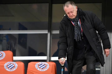 Le président Jean-Michel Aulas à son arrivée au stade de La Mosson pour le match Montpellier-Lyon en Coupe de la Ligue, le 13 décembre 2017