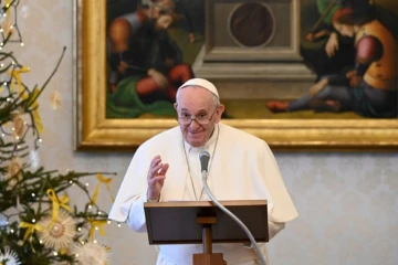 Le pape François, sur une photo prise le 6 janvier 2021 et fournie par le Vatican