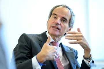 L'Argentin Rafael Mariano Grossi, nommé lundi 2 décembre à la tête de l'AIEA, lors d'un entretien avec l'AFP le 20 septembre 2019 à Vienne