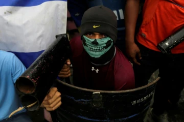 Un manifestant anti-gouvernemental à Masaya, à 35 km de Managua, le 5 juin 2018