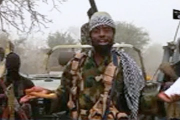 Capture d'écran datant du 29 décembre 2016 d'une nouvelle vidéo du chef de Boko Haram, Abubakar Shekau, dans un endroit tenu secret.