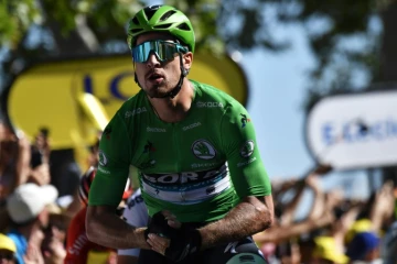 Le Slovaque Peter Sagan remporte au sprint la 5e étape du Tour de France, le 10 juillet 2019 à Colmar 