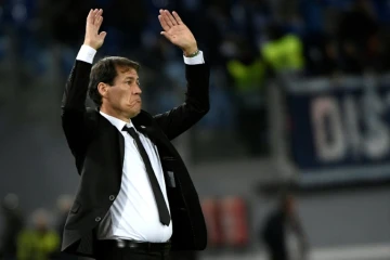 L'entraîneur de Marseille, Rudi Garcia, lors d'un match de phase de groupes de la Ligue des champions face à la Lazio, à Rome, le 8 novembre 2018