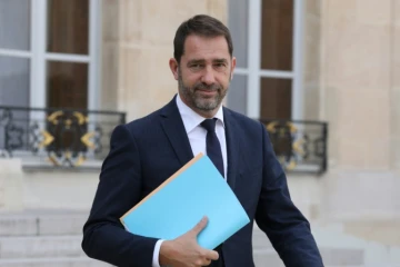 Christophe Castaner, le 18 octobre 2017 à l'Elysée, à Paris