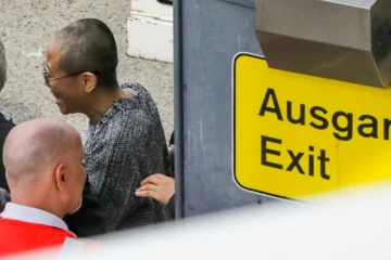 Liu Xia, la veuve du dissident chinois Liu Xiaobo, à son arrivée à Berlin, le 10 juillet 2018