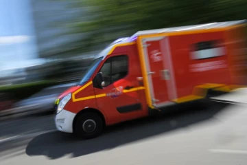 Un camion de pompiers