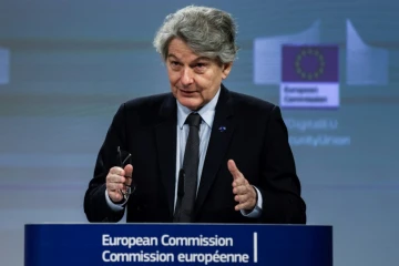 Le commissaire au Marché intérieur Thierry Breton le 16 décembre 2020 à Bruxelles
