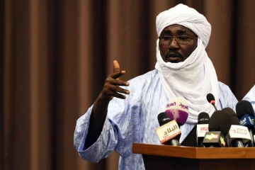 Le vice-président de la rébellion touareg Mouvement national de libération de l'Azawad (MNLA) Mahamadou Djeri Maïga le 16 juillet 2013 à Alger