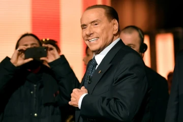 L'ancien Premier ministre italien Silvio Berlusconi, à Rome, le 18 janvier 2018