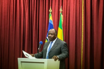 Le président du Gabon Ali Bongo Ondimba lors d'une conférence de presse, le 1er septembre 2016 à Libreville