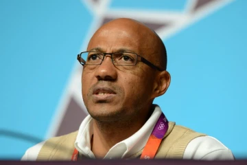 FFrankie Fredericks, le 29 juillet 2012 à Londres lors des jeux Olympiques