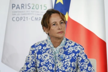 La ministre française de l'Ecologie Ségolène Royal, le 10 septembre 2015, au palais de l'Elysée à Paris