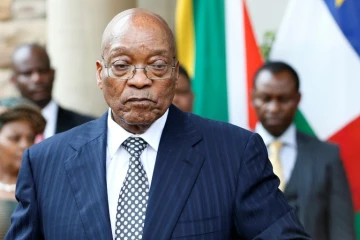 Le président sud-africain Jacob Zuma, le 5 avril 2017 à Pretoria