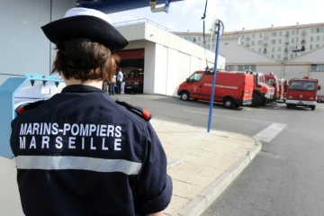 Une marin-pompier le 10 juillet 2011 à Marseille