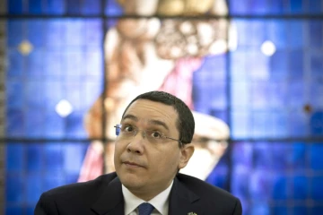 Le Premier ministre roumain Victor Ponta, le 9 juin 2015 à Bucarest