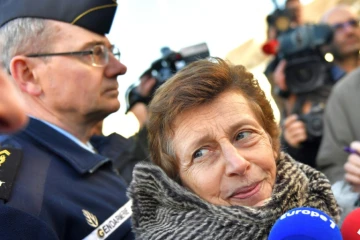 La préfète de la région Pays de la Loire, Nicole Klein sur la route dégagée à Notre-Dame-des-Landes, le 26 janvier 2018