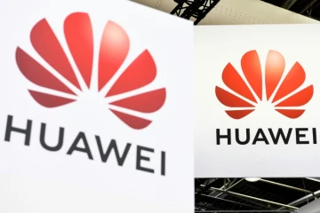 Logos du groupe de télécommunications chinois Huawei
