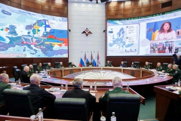 Le ministre russe de la Défense Sergueï Choïgou rencontre des hauts responsables militaires, le 9 août 2023 à Moscou