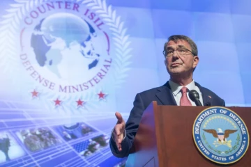 Le secrétaire américain à la Défense Ashton Carter, le 20 juillet 2016 à Washington 