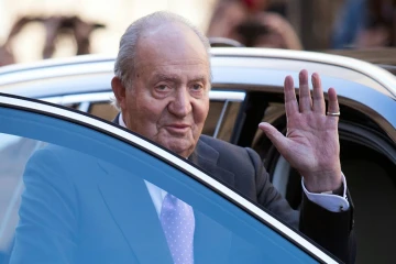 L'ancien roi d'Espagne Juan Carlos le 1er avril 2018 à Palma de Majorque