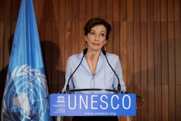 L'ex-ministre française de la Culture Audrey Azoulay à Paris, le 13 octobre 2017