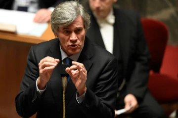 Stéphane Le Foll, porte-parole du gouvernement et ministre de l'Agriculture, le 15 décembre 2015 devant l'Assemblée nationale