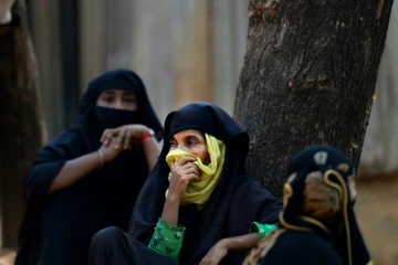 Des réfugiées rohingyas au camp de Kutupalong au Bangladesh, le 9 avril 2018