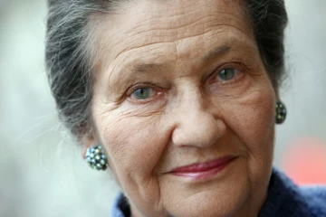 L'ancienne ministre de la Santé Simone Veil, à Paris, le 26 octobre 2007