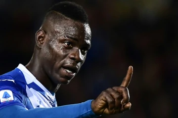 L'attaquant de Brescia Mario Balotelli lors du match contre la Juventus, le 24 septembre 2019 à Brescia 