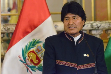 Le président bolivien Evo Morales au Palais présidentiel  à Lima, le 1er septembre 2017.