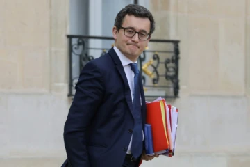 Le ministre de l'Action et des Comptes publics Gérald Darmanin à Paris, le 14 février 2018