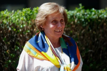 Ernestine Ronai, militante historique de la lutte contre les violences faites aux femmes, le 22 août 2019 à Paris