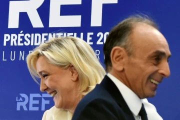 Marine Le Pen et Eric Zemmour devant les entrepreneurs du Medef le 21 février 2022