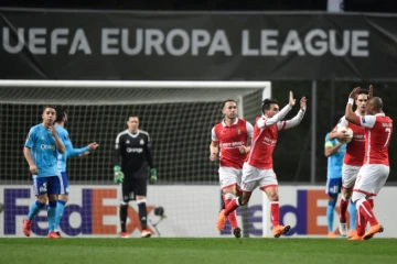 Marseille qualifié malgré sa défaite à Braga, où Ricardo Horta a inscrit le seul but du match, le 22 février 2018 au Portugal