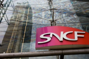 Le logo de la SNCF, le 10 mars 2010