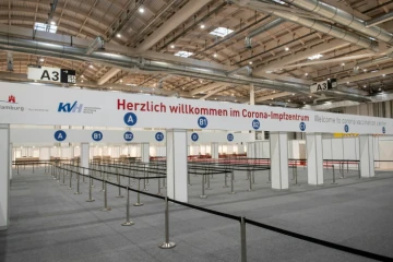 Le centre de vaccination contre le Covid-19 à Hambourg, le 18 décembre 2020 en Allemagne