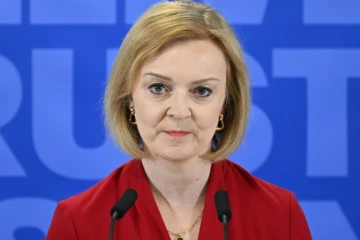 La ministre britannique des Affaires étrangères Liz Truss à Londres le 14 juillet 2022