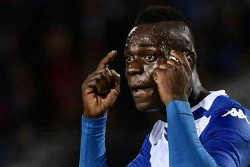 L'attaquant de Brescia Mario Balotelli lors du match contre la Juventus, le 24 septembre 2019 au stade Rigamonti
